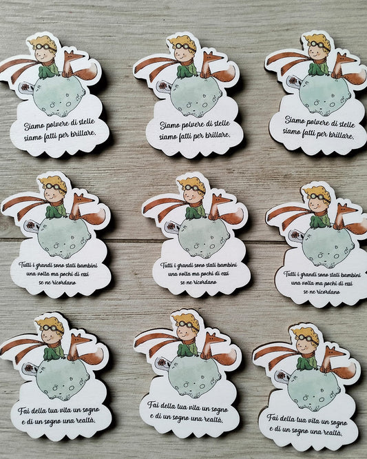 CALAMITE PICCOLO PRINCIPE CON FRASI MOTIVAZIONALI