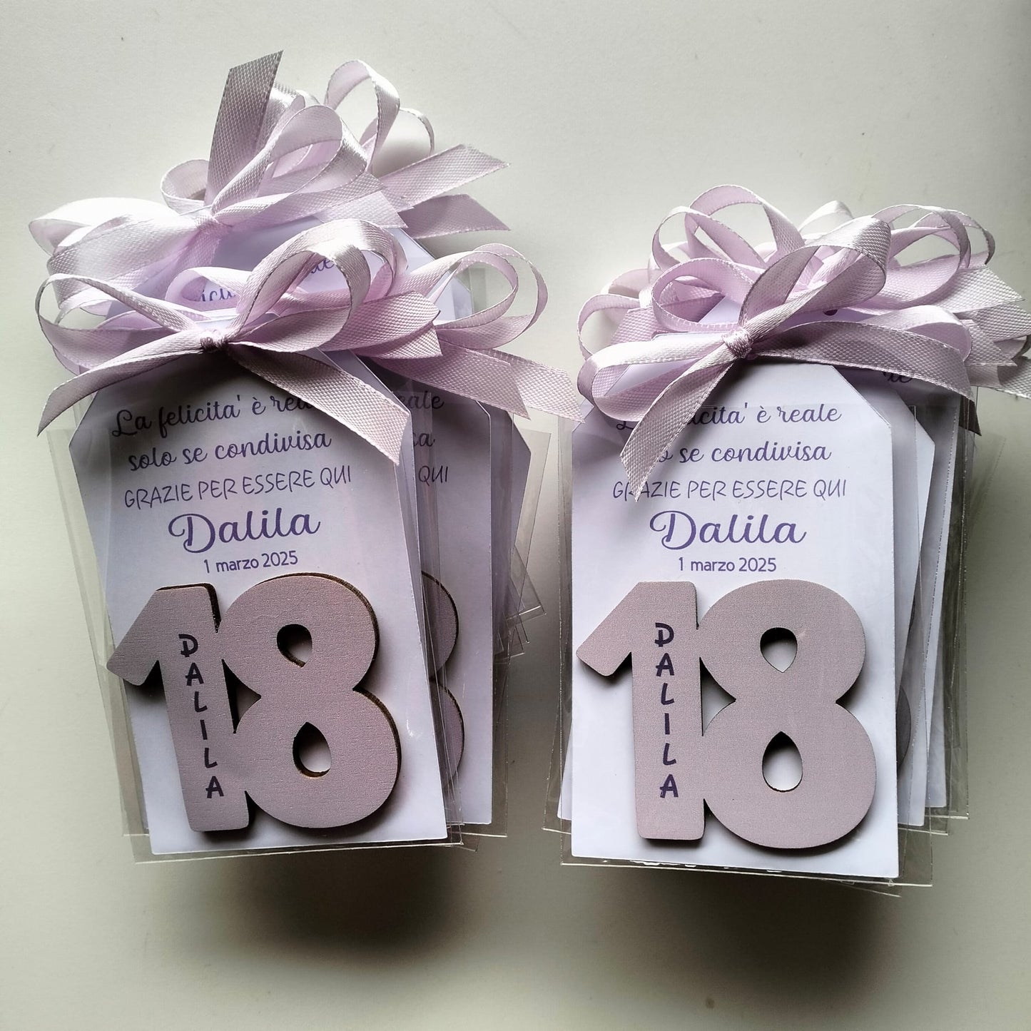 Bomboniera 18 Anni Personalizzata, magnete nr 18