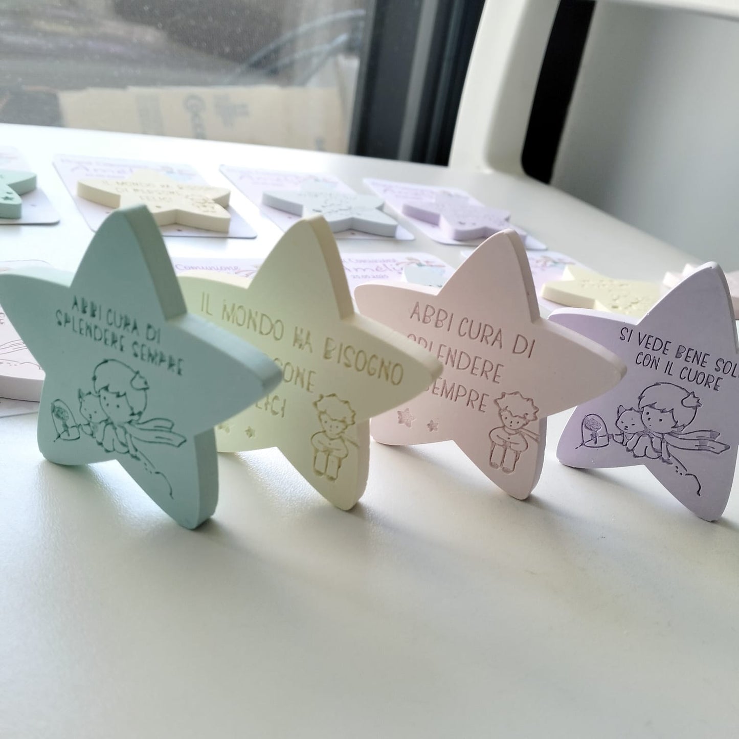 Segnaposto Piccolo Principe personalizzati per battesimo e comunione