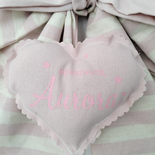 Fiocco Nascita in stoffa Personalizzato