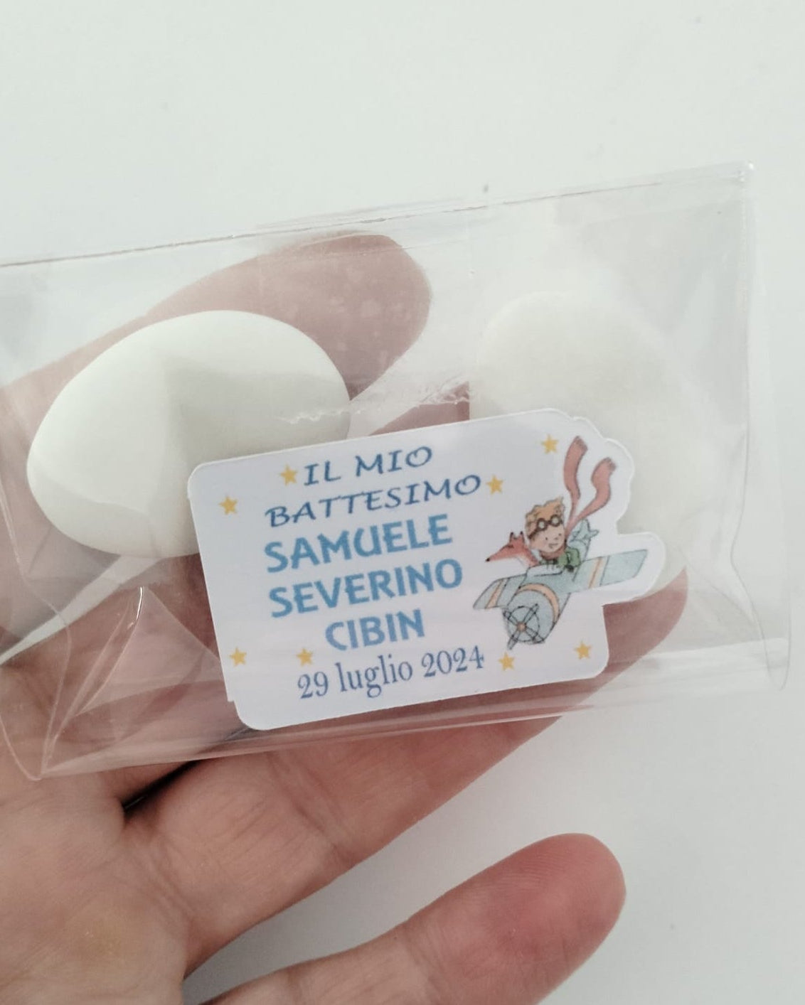 sacchettini completi con confetti personalizzati