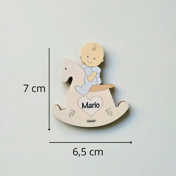 Ricordini nascita in legno