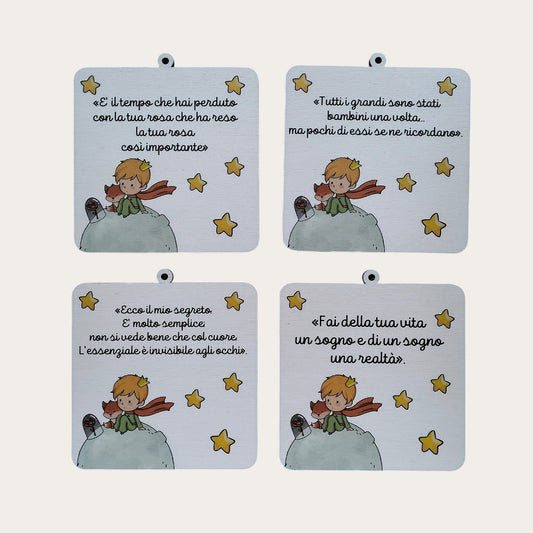Quadretti in Legno con Frasi del Piccolo Principe – Emozioni da Regalare