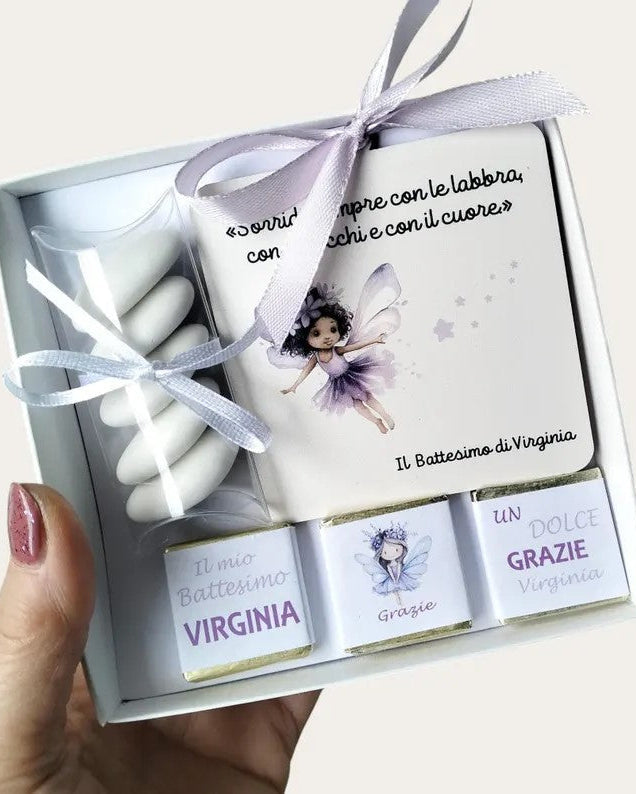 Bomboniere battesimo e prima comunione bimba