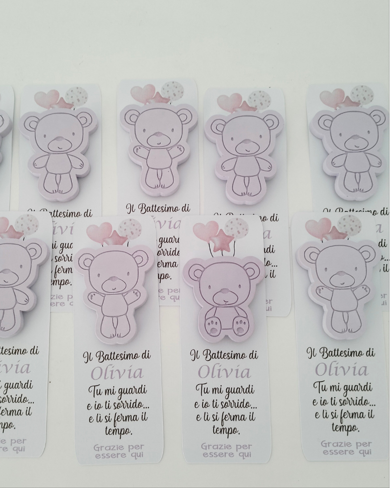 calamite orsetti battesimo bimba