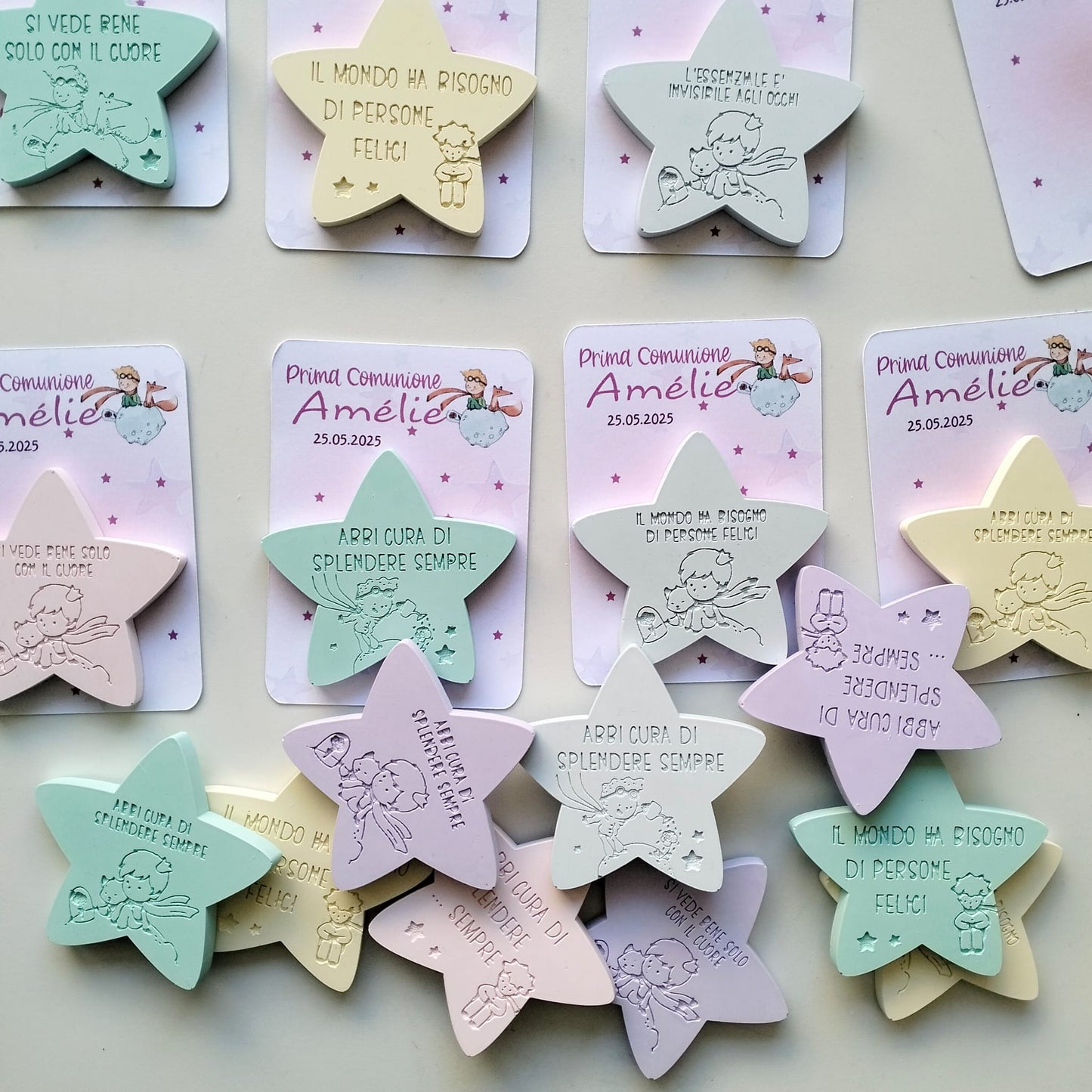 Segnaposto Piccolo Principe personalizzati per battesimo e comunione
