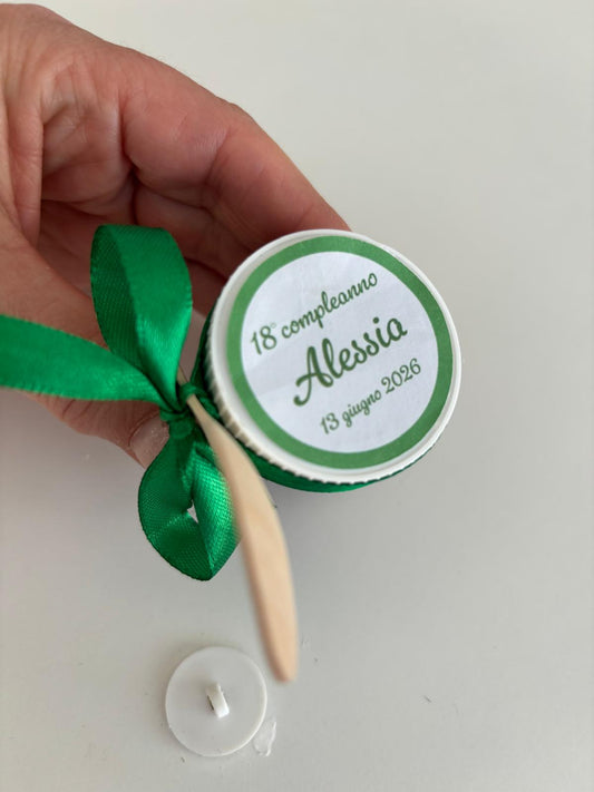 Nutellina Personalizzata per 18 Anni con Nome