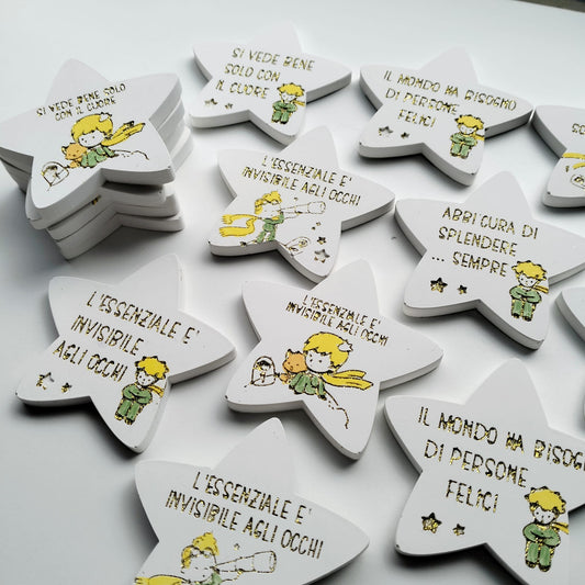 Stelle in polvere di Ceramica con Frasi – Piccolo Principe | Bomboniere e Segnaposto Personalizzati