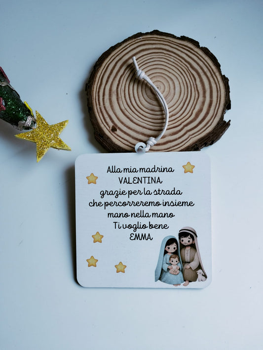 bomboniera per madrina battesimo