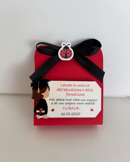 bomboniera laurea scatolina portaconfetti