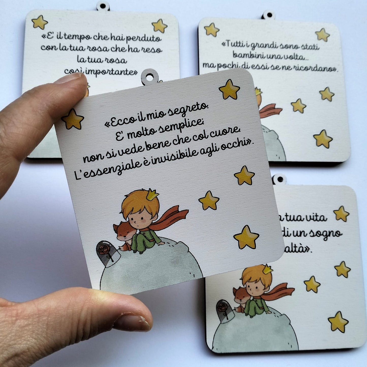 Quadretti in Legno con Frasi del Piccolo Principe – Emozioni da Regalare
