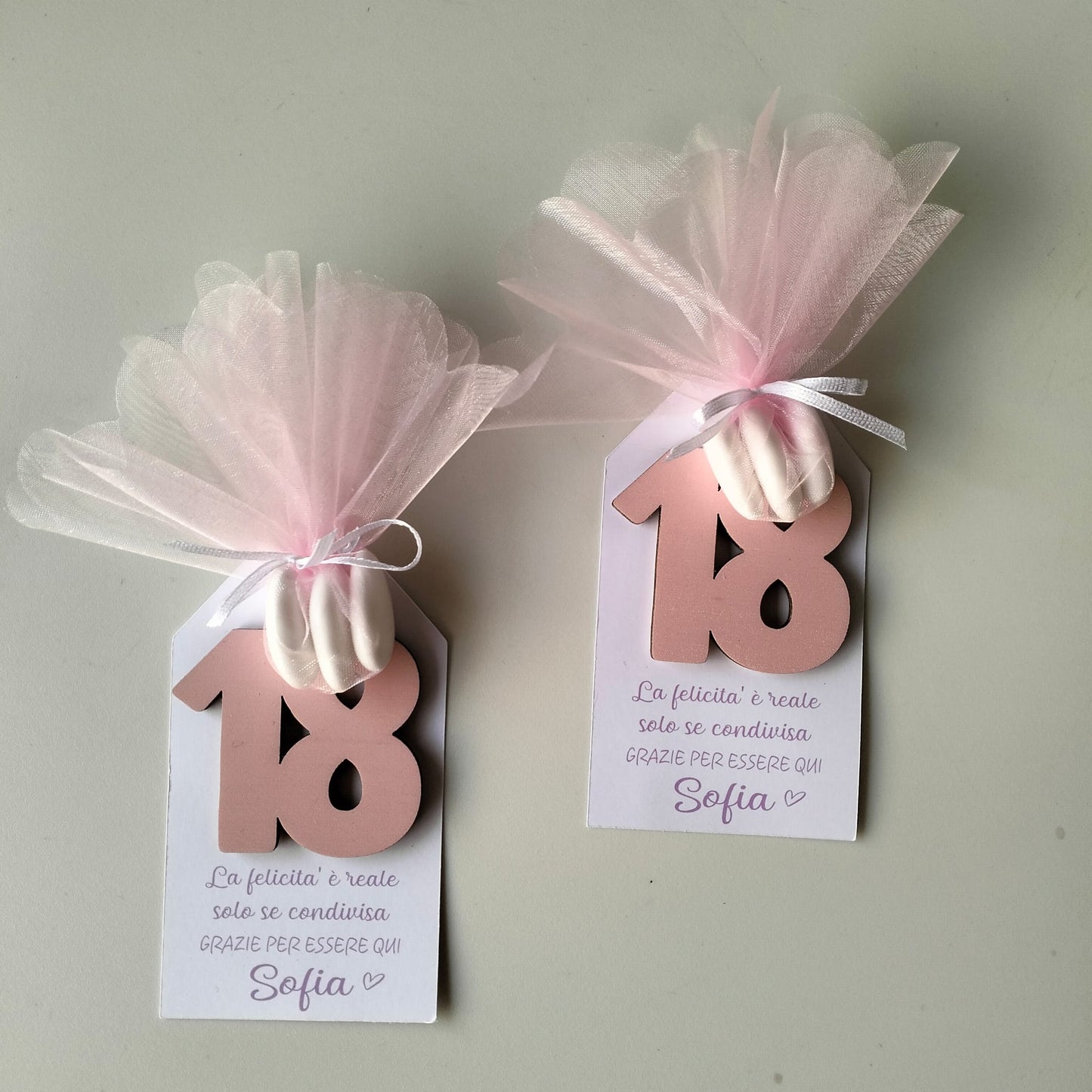 Bomboniera 18 Anni Personalizzata, magnete nr 18