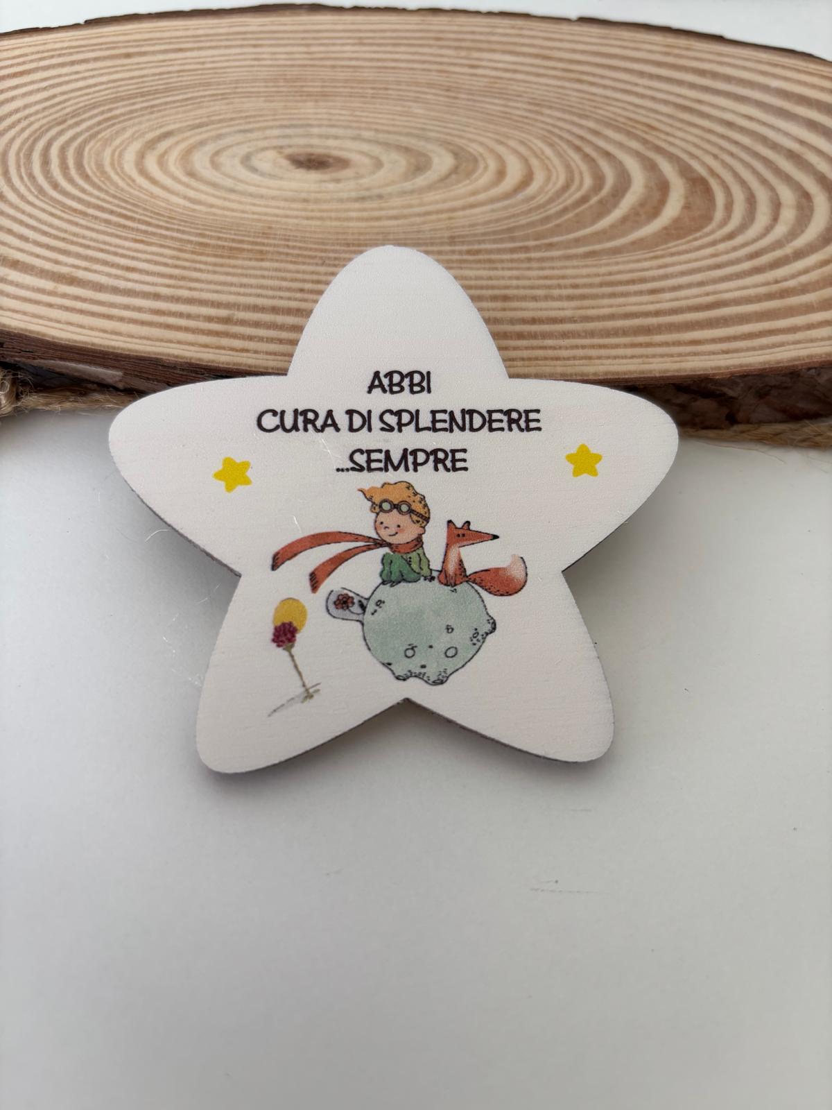 Magnete in Legno “Piccolo Principe” – Idea Regalo Fine Anno per Alunni di Quinta