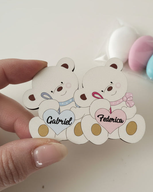 magnete gemelli maschio e femmina