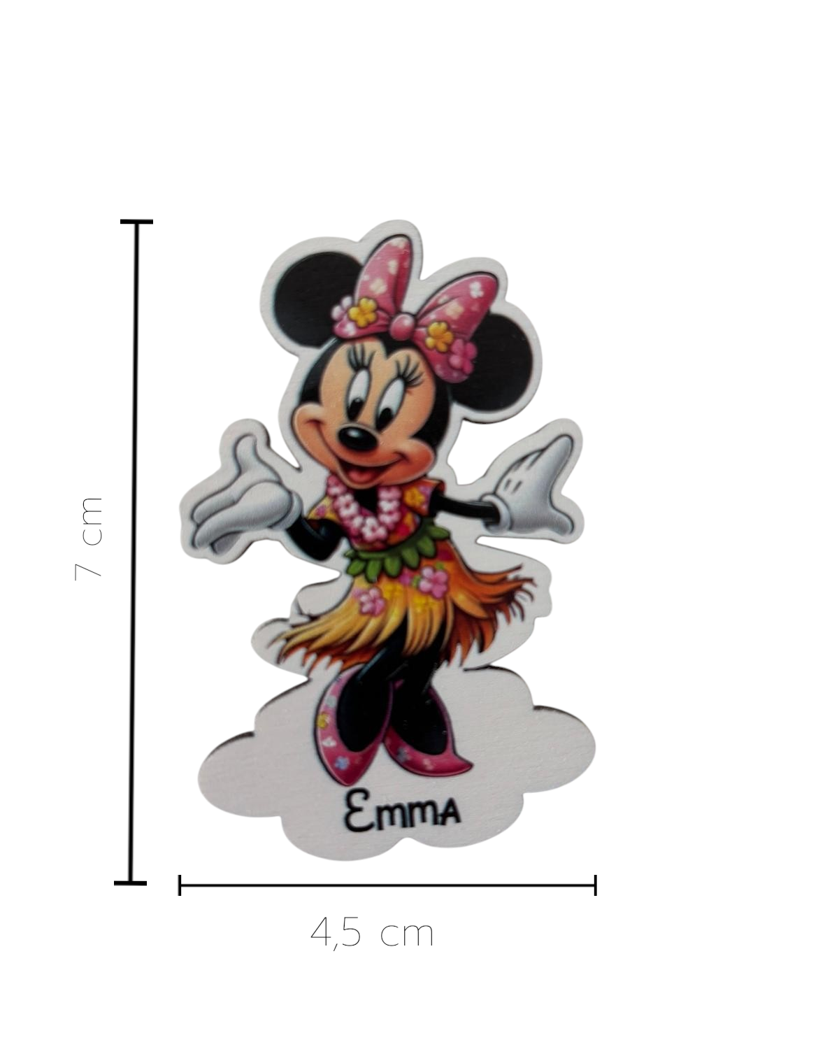 minnie calamita in legno
