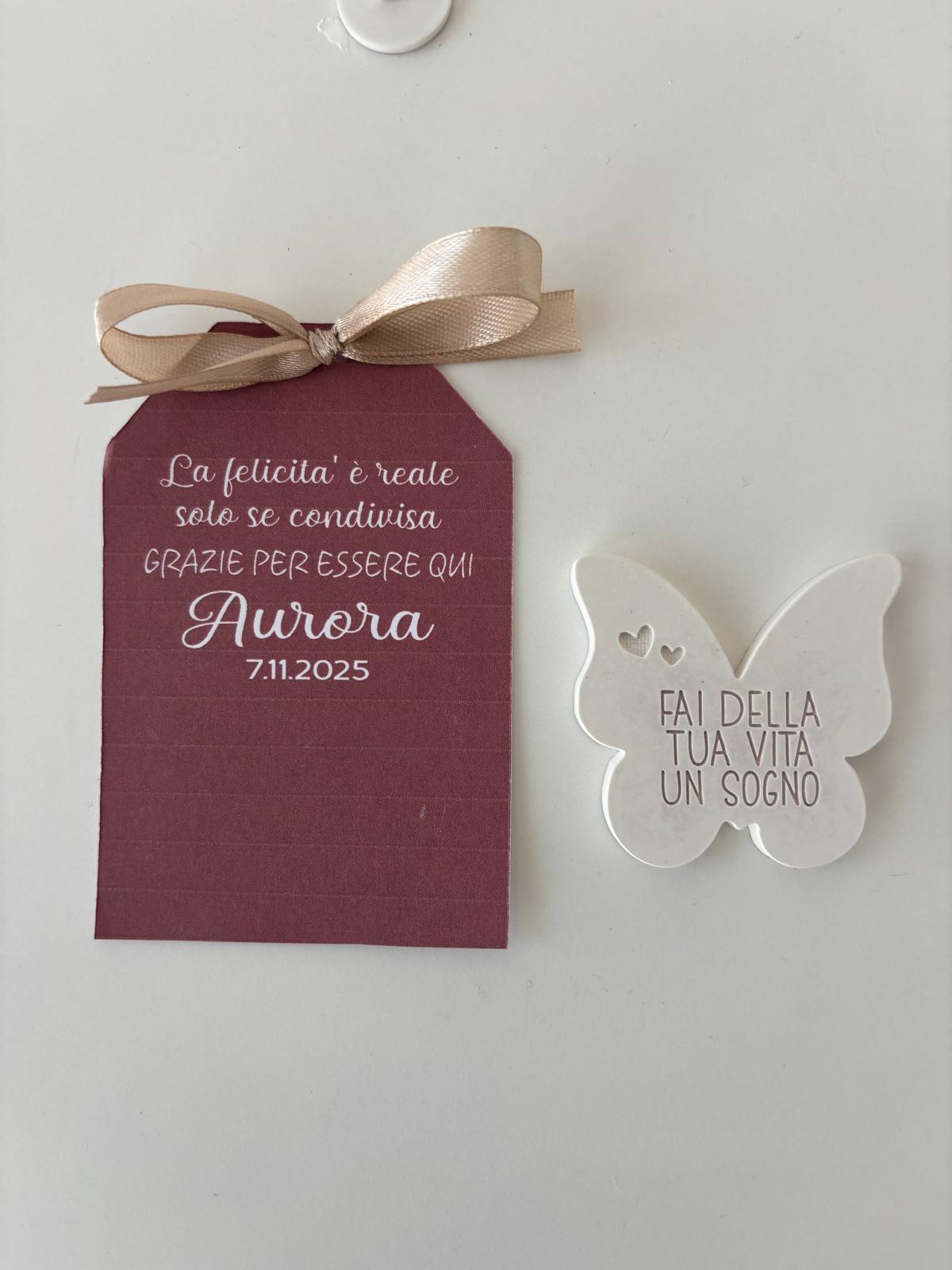 Kit Segnaposto Farfalla