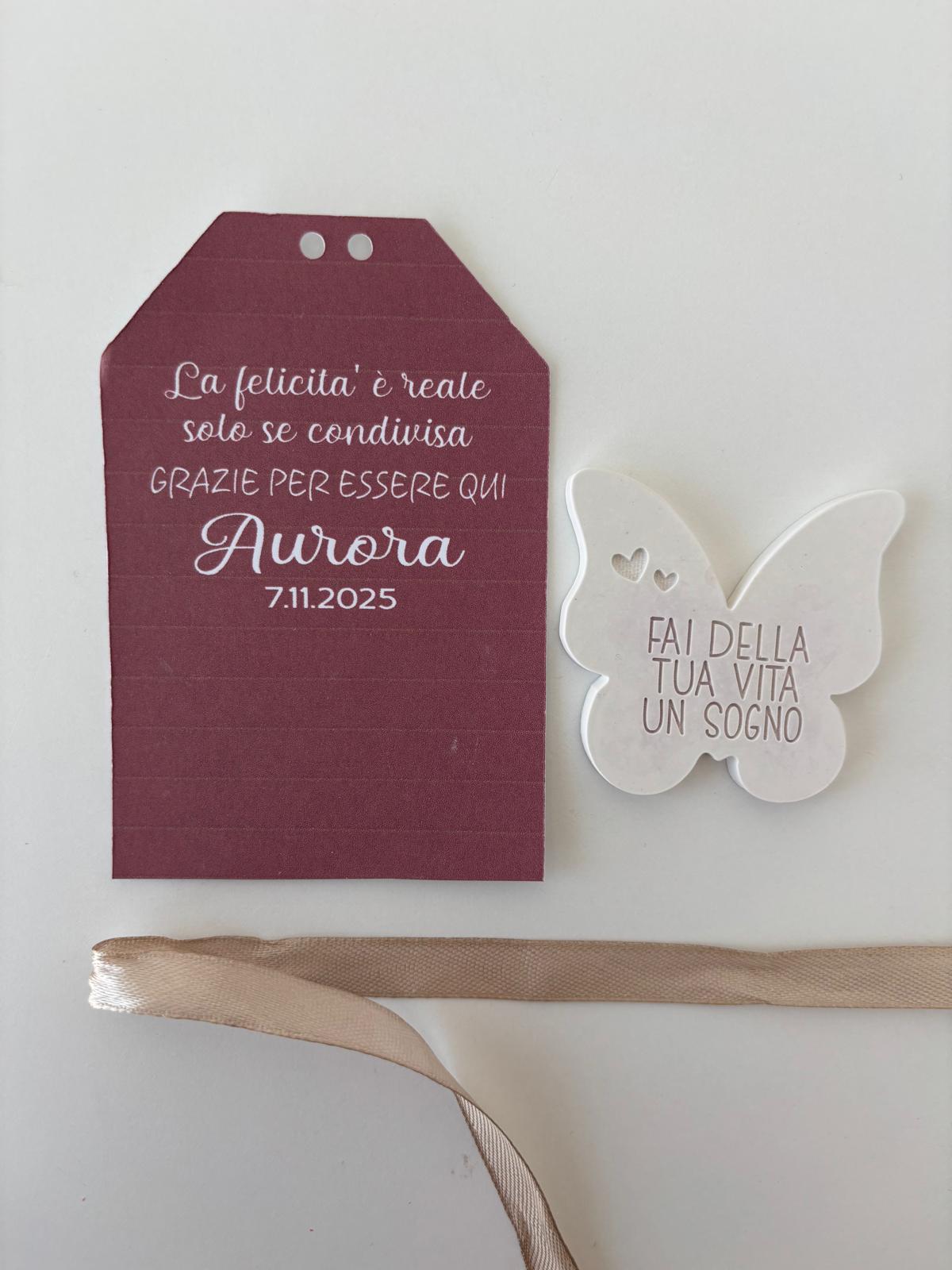 Kit Segnaposto Farfalla