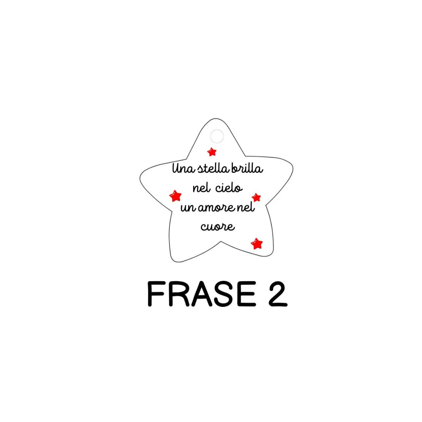 Segnaposto Battesimo Natalizio in Legno – Stelline con Frasi Motivazionali