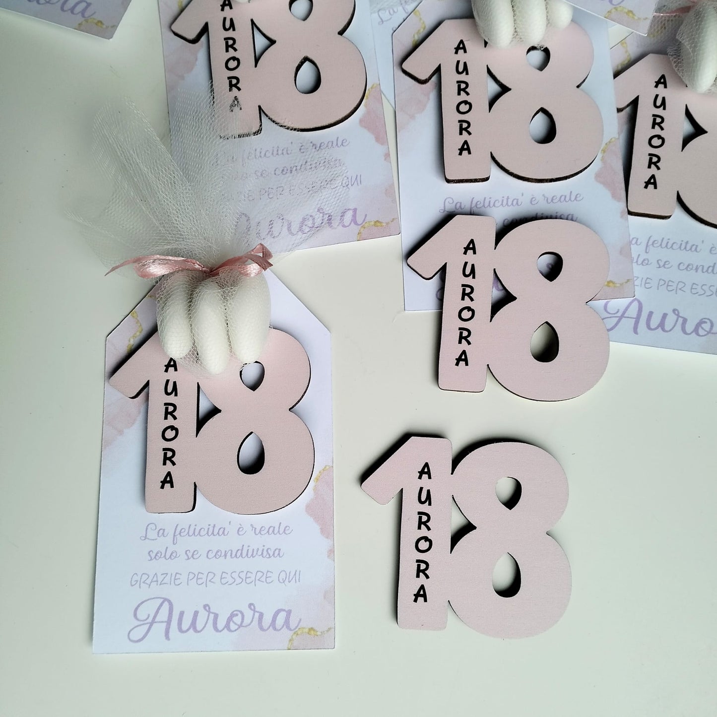 allestimento 18 anni rosa antico