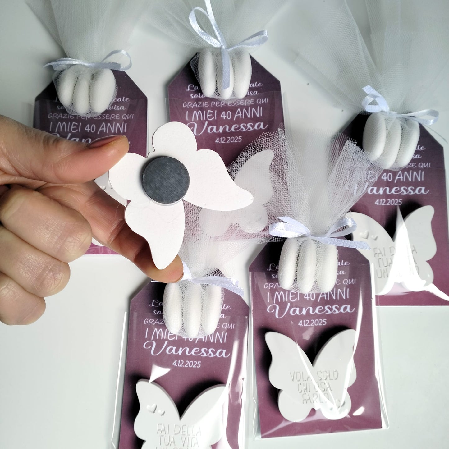 bomboniera 40 anni con confetti