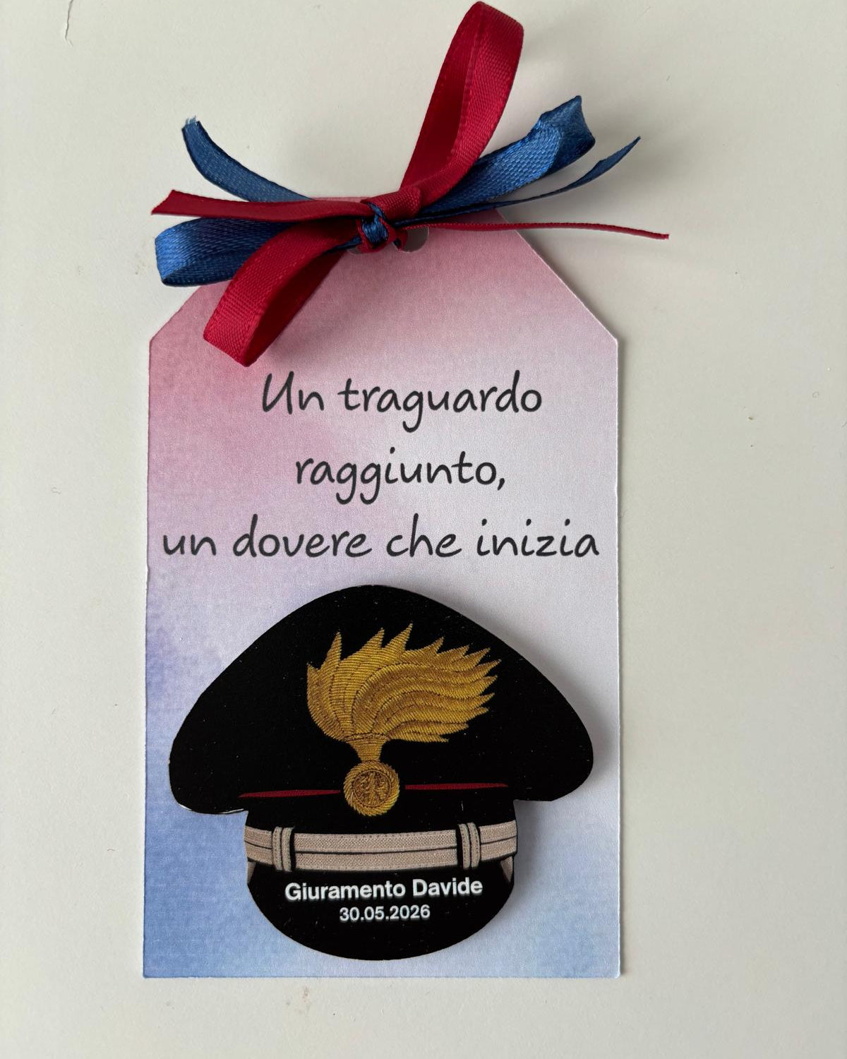 bomboniera giuramento carabinieri