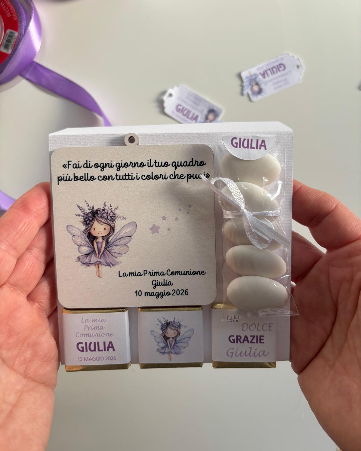 bomboniera prima comunione bimba