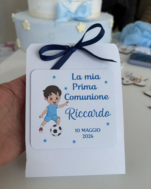 bomboniera tema calcio