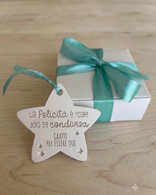 segnaposto grazie per essere qui