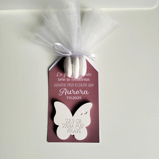 bomboniere 18 anni farfalle