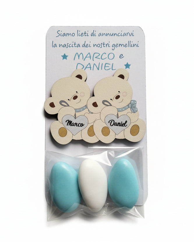 bomboniere gemelli maschi