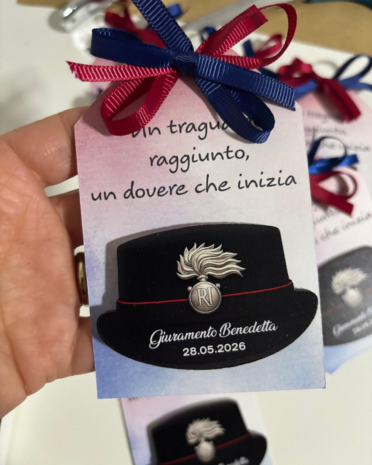 calamita cappello carabiniere donna
