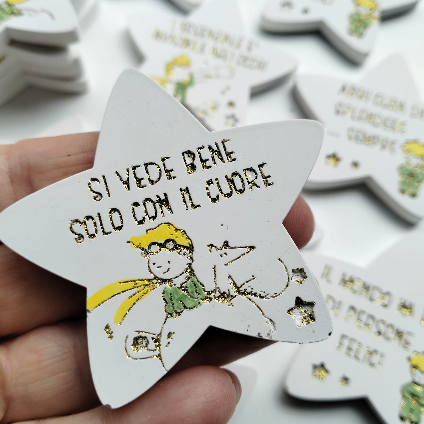 Stelle in polvere di Ceramica con Frasi – Piccolo Principe | Bomboniere e Segnaposto Personalizzati