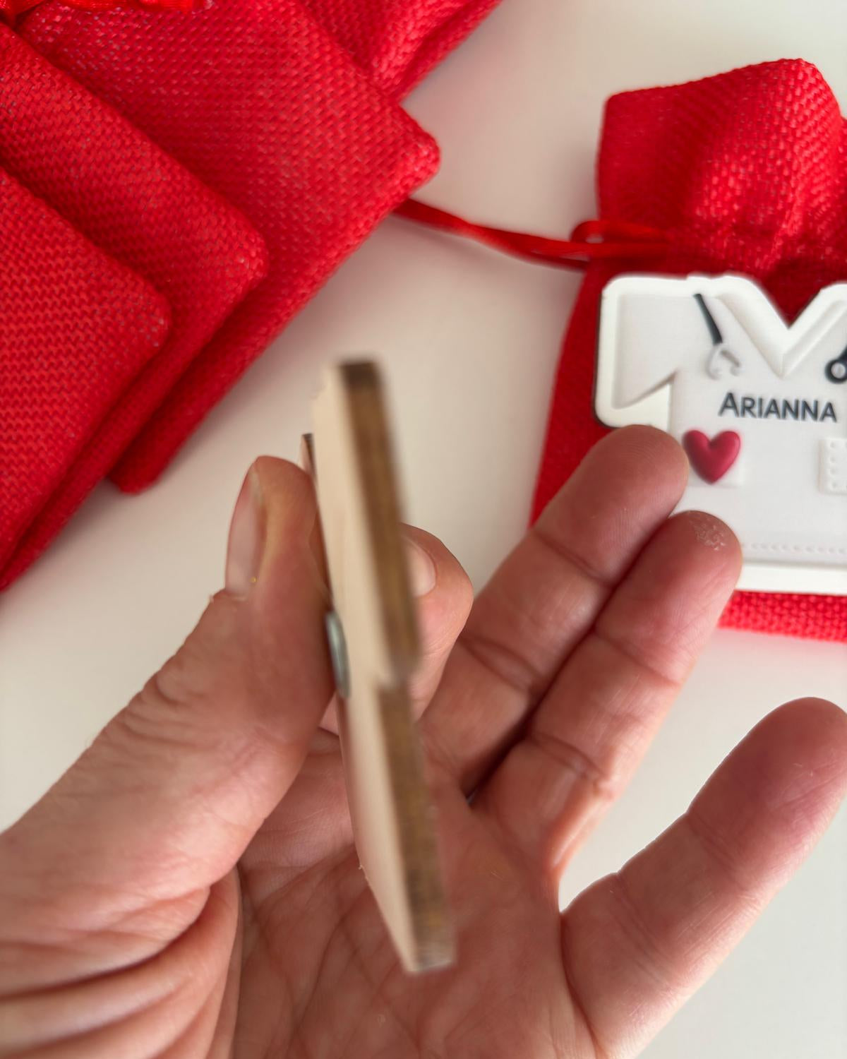 magnete laurea in legno di pioppo con spessore 4 mm