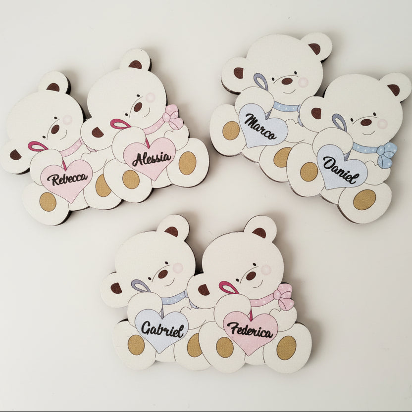 magneti orsetti gemelli