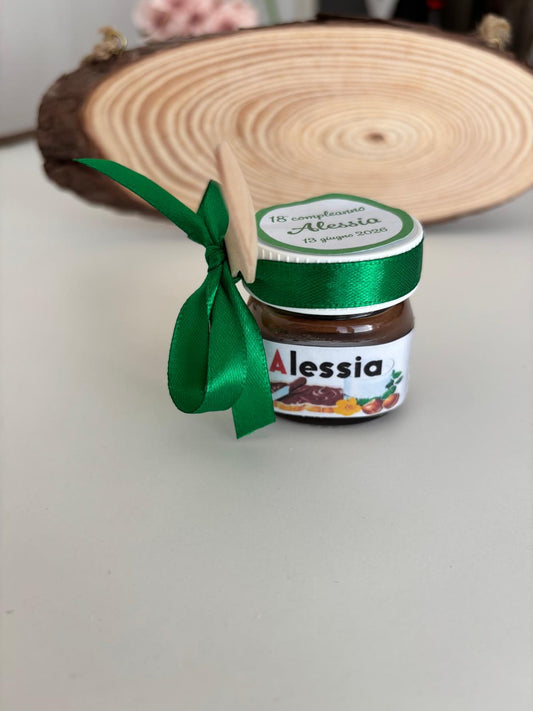 Nutellina Personalizzata per 18 Anni con Nome