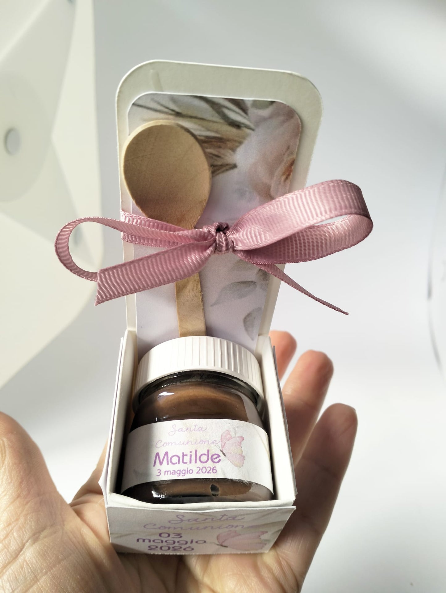 nutellina personalizzata prima comunione