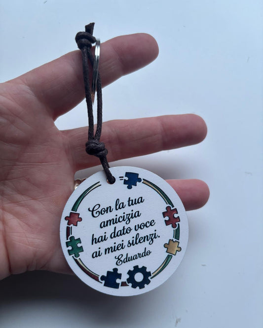 portachiavi regalo per maestre