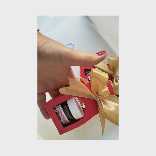 mini nutella segnaposto bomboniera