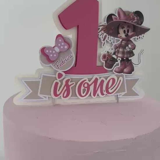 cake topper per torta finta