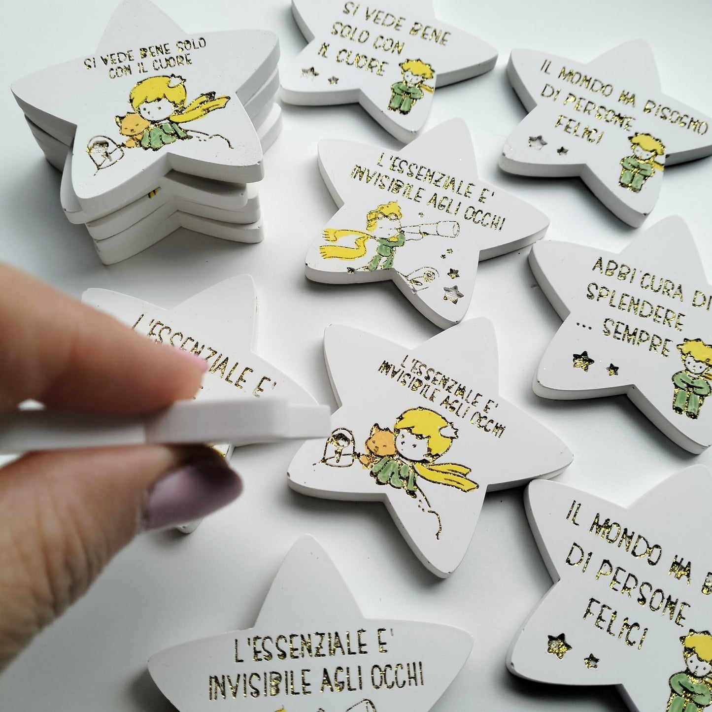 Stelle in polvere di Ceramica con Frasi – Piccolo Principe | Bomboniere e Segnaposto Personalizzati
