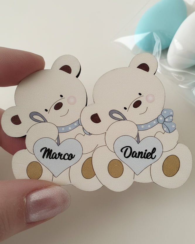 ricordino nascita gemelli maschi
