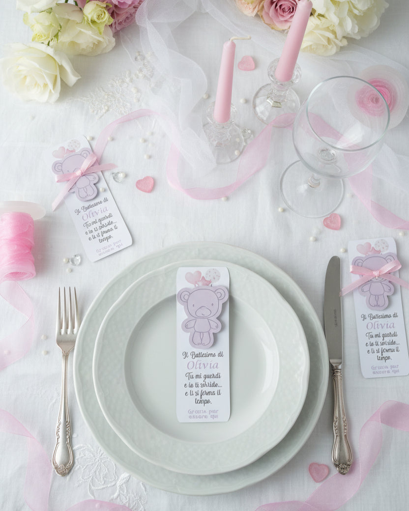 allestimento battesimo bambina