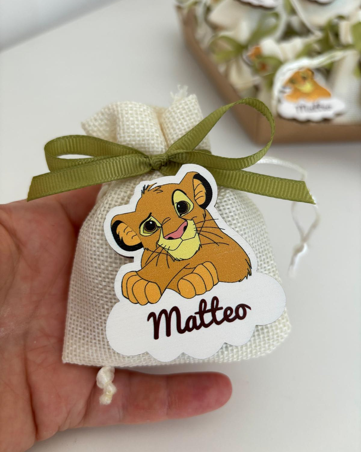 sacchettini nascita re leone