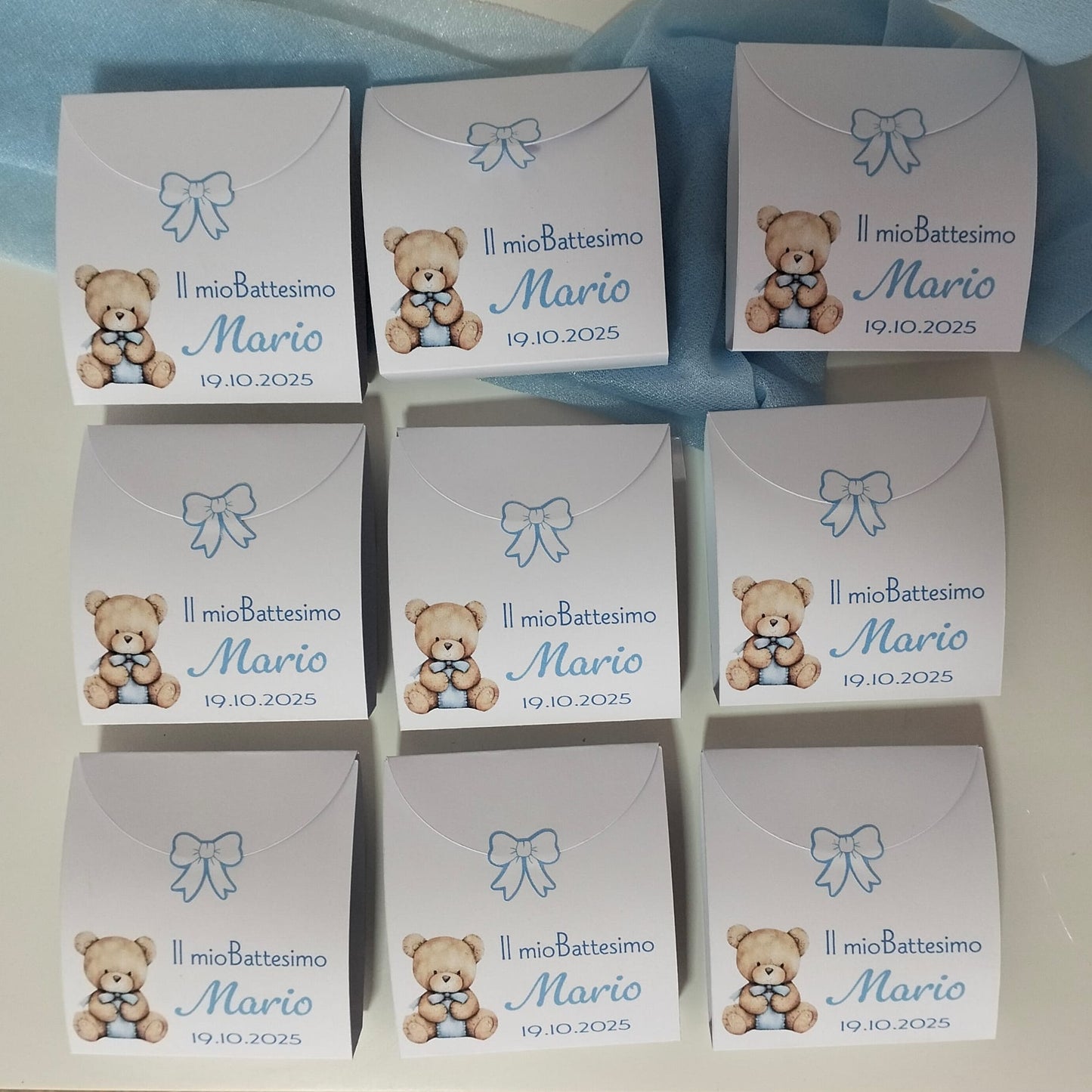 scatoline personalizzate tema orsetto