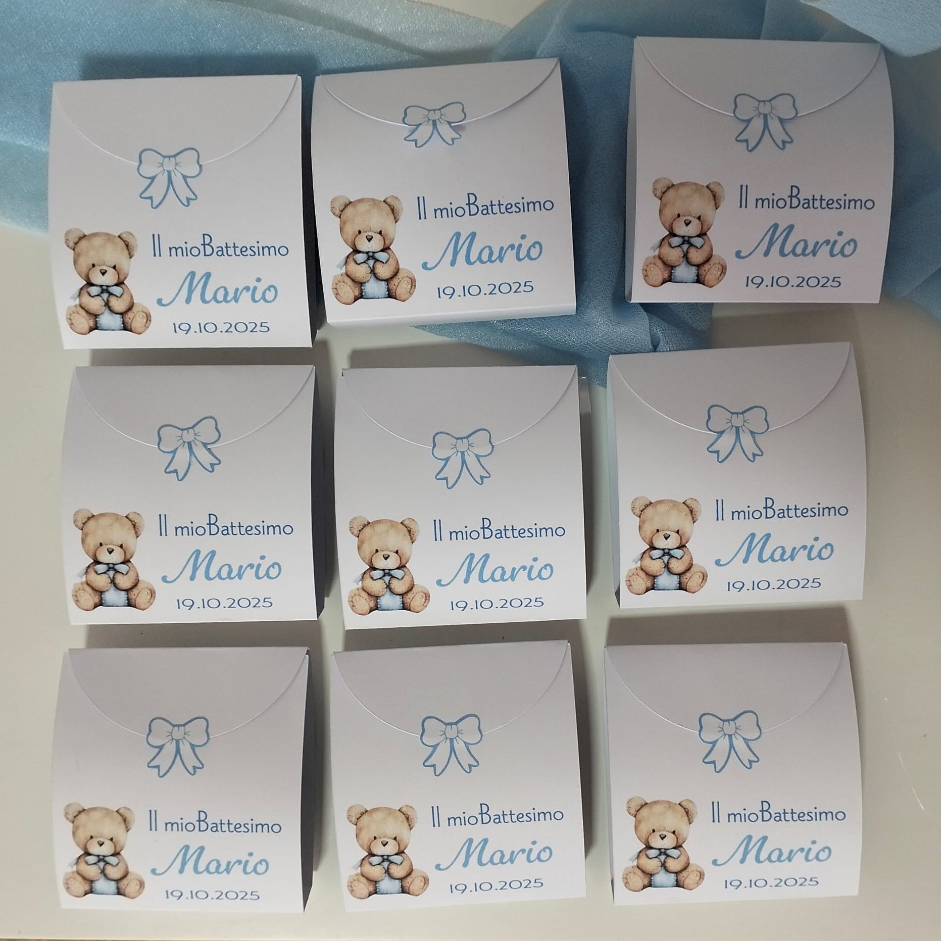 scatoline personalizzate tema orsetto