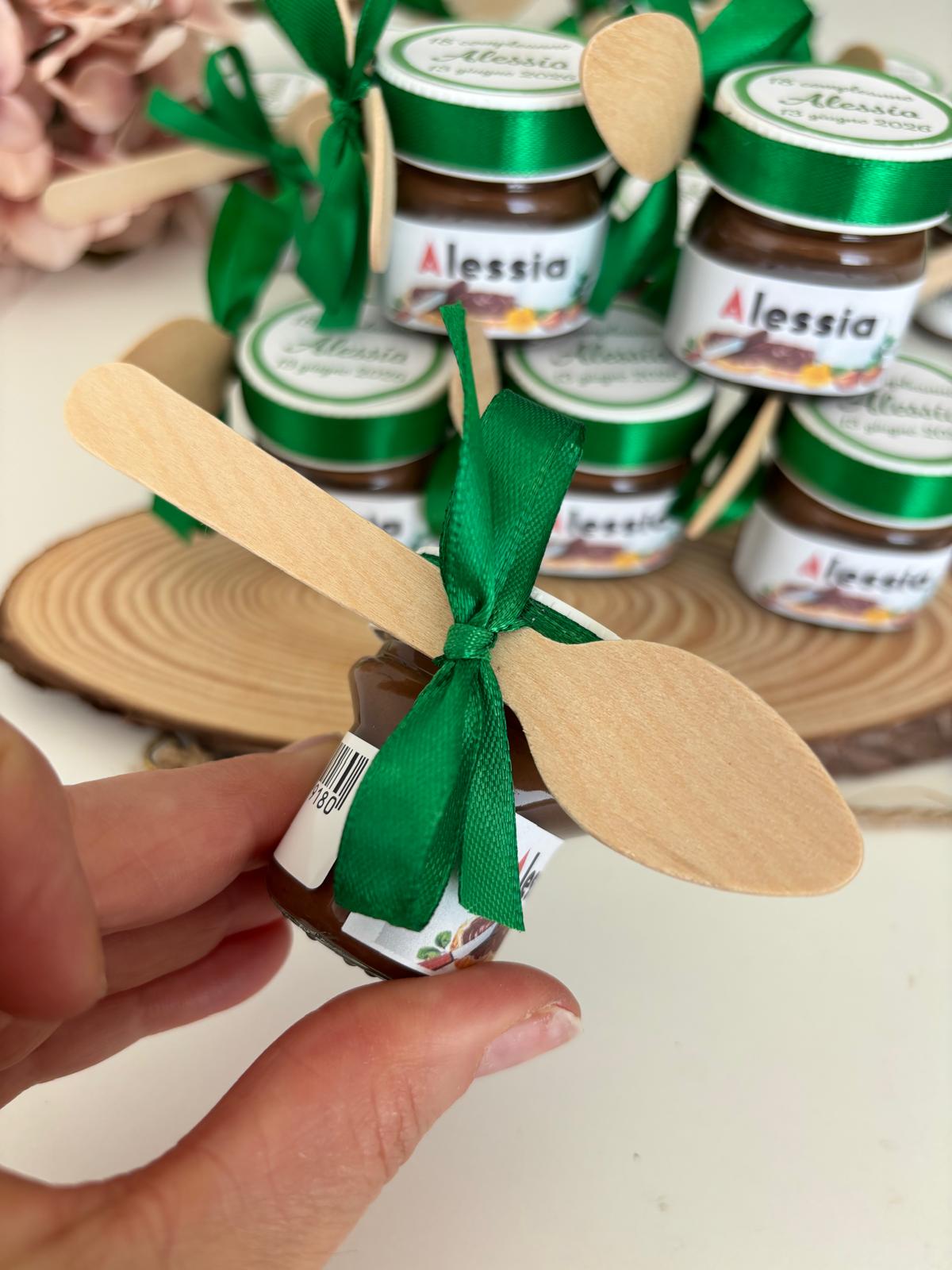 Nutellina Personalizzata per 18 Anni con Nome