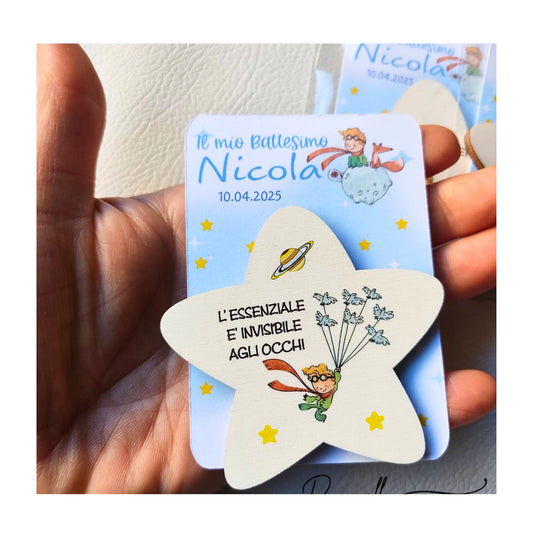 segnaposto bomboniera tema piccolo principe