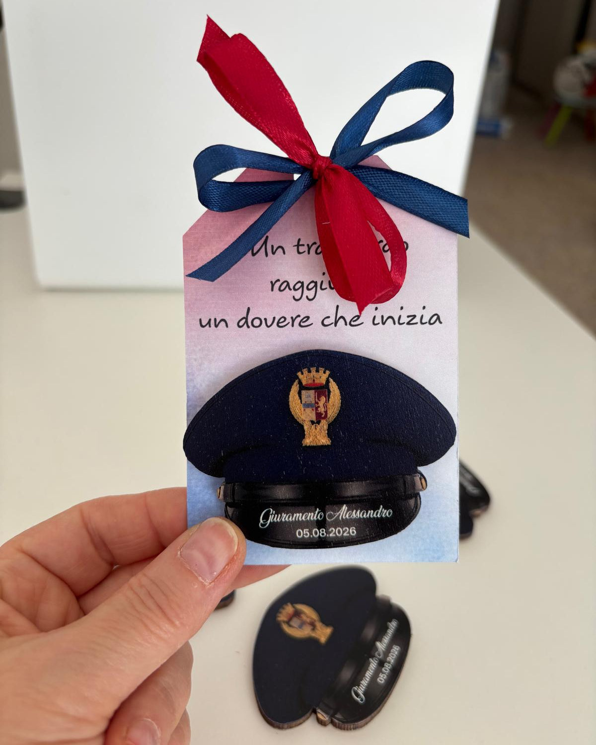segnaposto giuramento polizia di stato