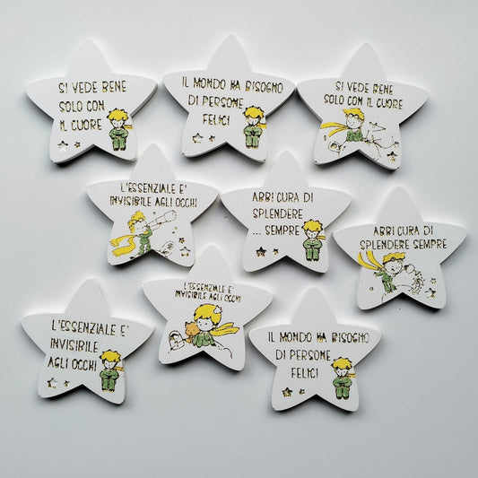 Stelle in polvere di Ceramica con Frasi – Piccolo Principe | Bomboniere e Segnaposto Personalizzati